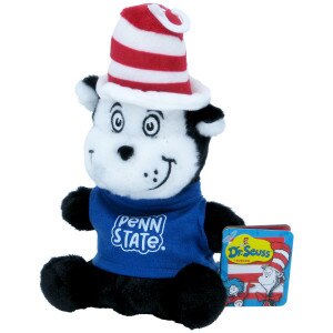 plush Cat in the Hat with Penn State shirt